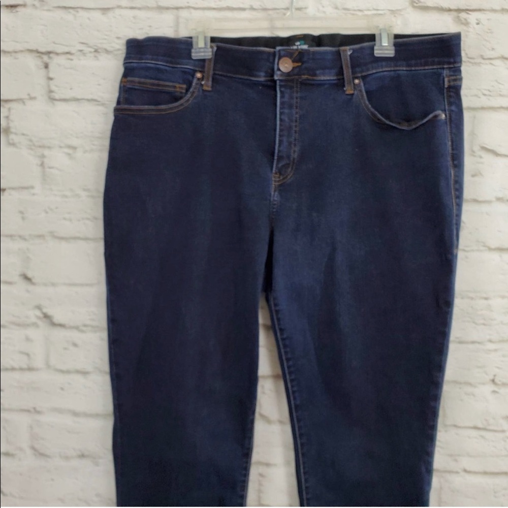 LuLaRoe Dark Wash Jeans Straight Leg Pockets 40